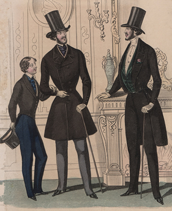 Ubranie chłopięce z 1840 r.