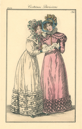 Ubiór kobiecy z 1824 r.